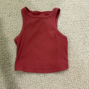 Wild Fable Maroon Ribbed Top